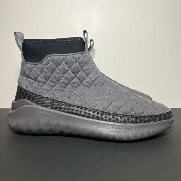 Mens COLE HAAN 5.ZERØGRAND Reset High Dark Pavement Quilted Boots / Size 9 M - Picture 2 of 9